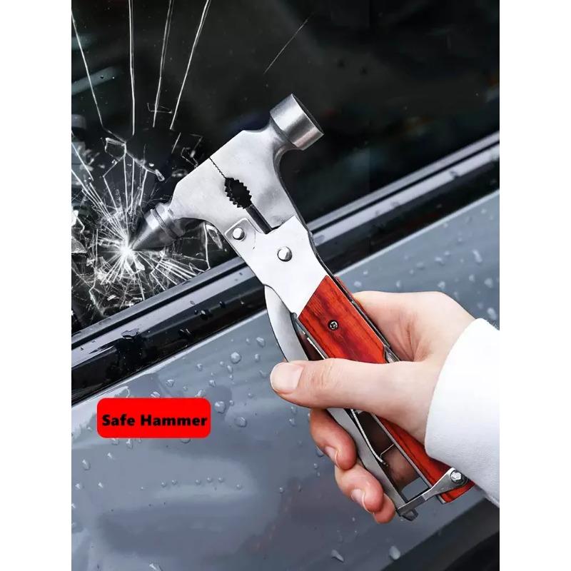 Camping Gear Multitool, Cool & Unique Birthday Gifts for Men,Survival Gear for Outdoor Hunting Hiking, Emergency Escape Tool