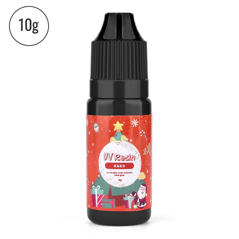 

Рождественский УФ-клей из смолы, кристально чистый, большой, УФ-отверждаемый эпоксидный смоляной жесткий комплект, УФ-прозрачный, активируемый солнцем клей для ювелирных изделий