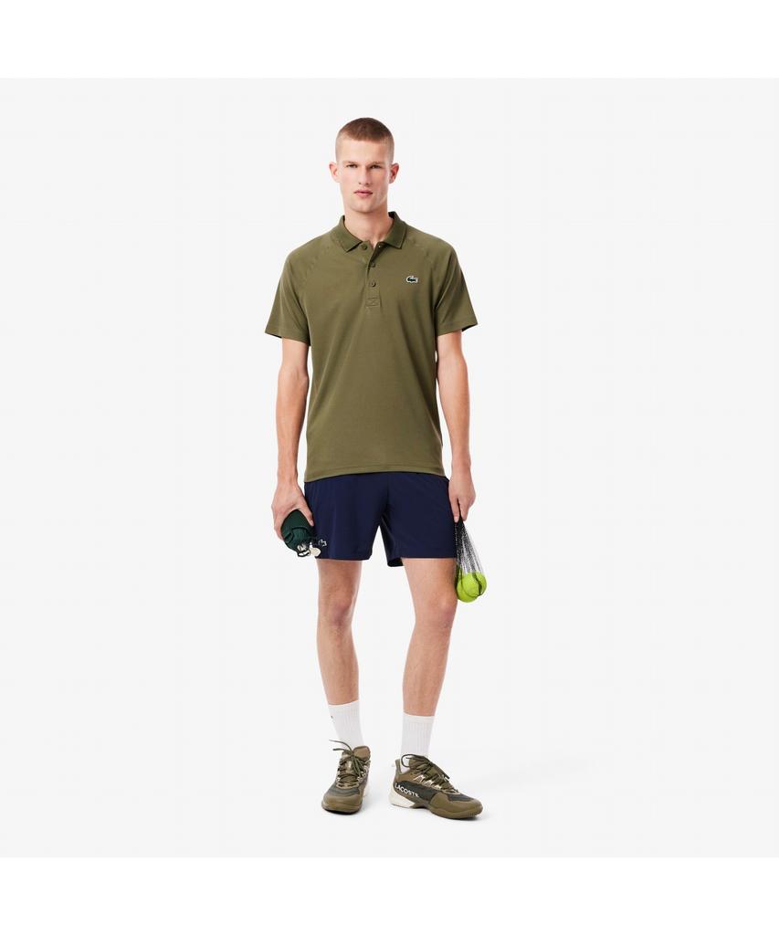 LACOSTE Men'S Training Raglan Short Sleeve Polo Shirt Dh3201-55N E9F