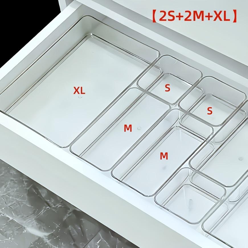 Cosmetic and Stationery Storage Box, Suitable for Makeup,Office Supplies, Home Storage, Desk & Drawer Organizer for Home Storage