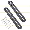 A1A2 2Pcs Kayak Low Profile Track Fishing Rod Holder Mounting Base Slide Track