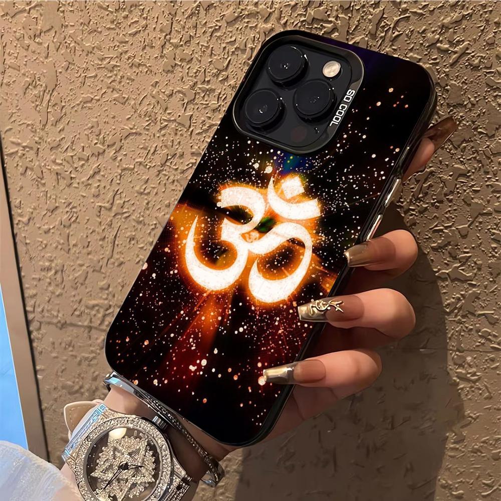 Aum Om Yoga Phone Case Phone Case For iPhone 14 16 15 11 12 13 Pro Max Mini Plus Shockproof Cover