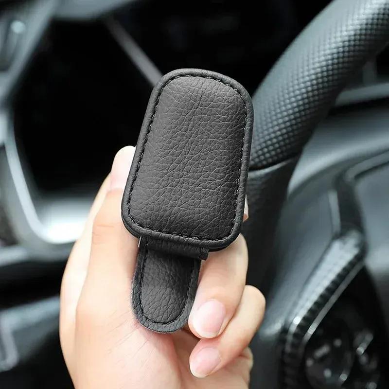 Multifunctional Car Glasses Clip Sun Visor Organizer Ticket Folder