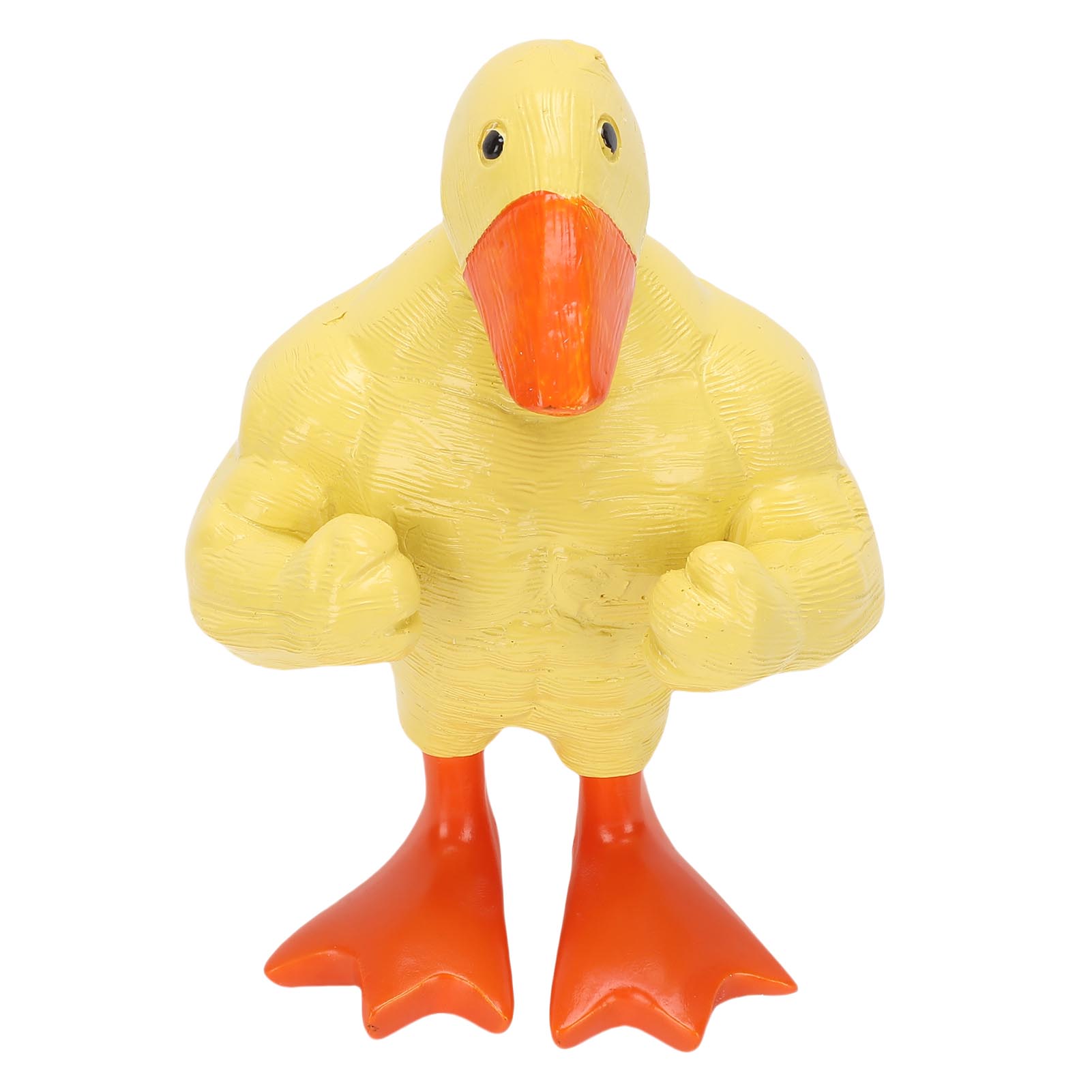 

Magnetic Key Holder Muscle Duck Plastic Funny Muscle Duck Statue Desktop Decor for Home Entryway Table Yellow жёлтый