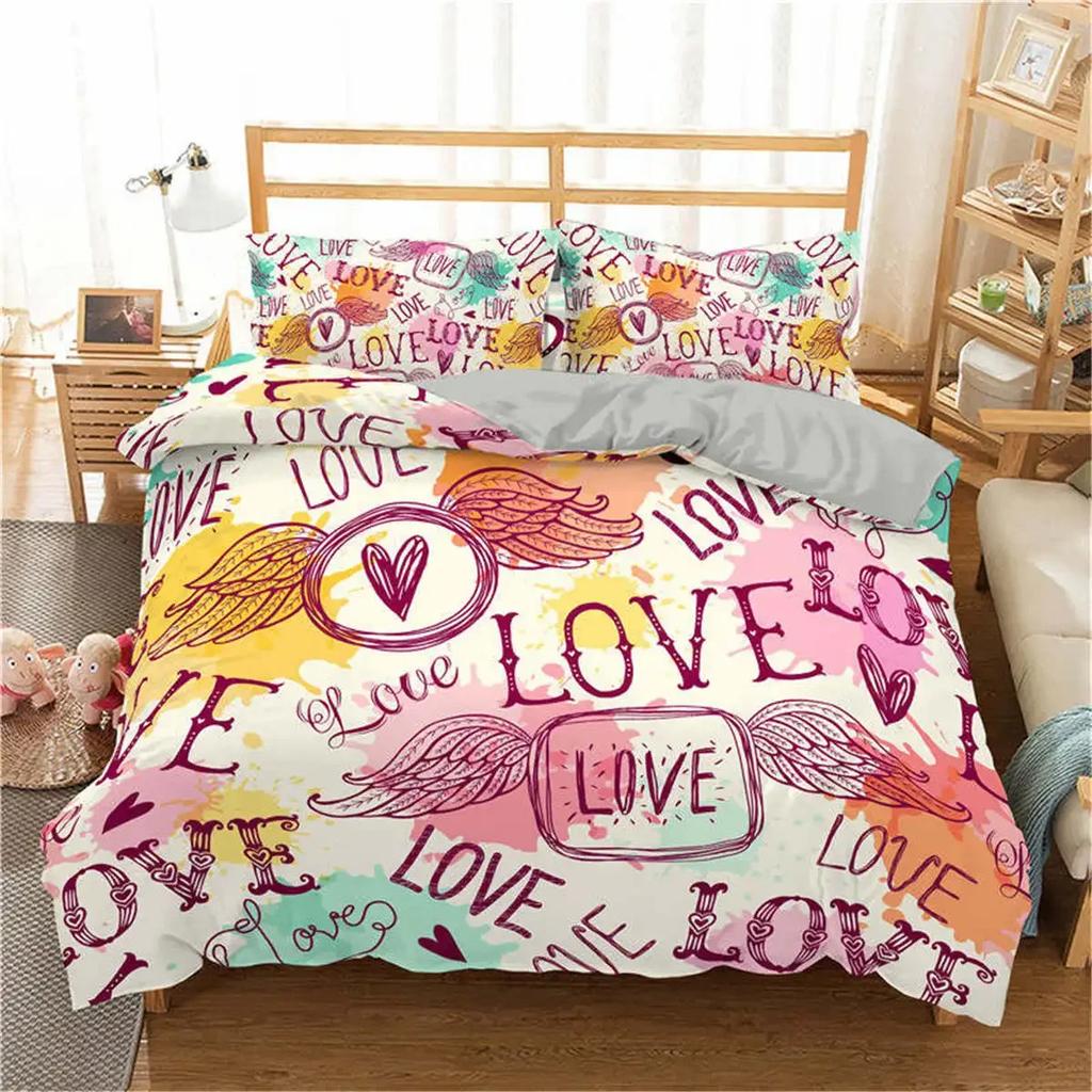 Black And White Milk Pattern Bedding Set Simple Style Soft And Comfortable Duvet Cover Set 3-Piece Children's Duvet Cover Set