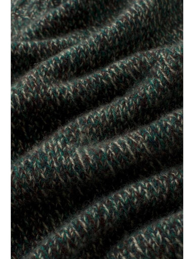 Women's Plus Size 100% Pure Cashmere Thickened Marl Yarn 5-Gauge Loose Sweater