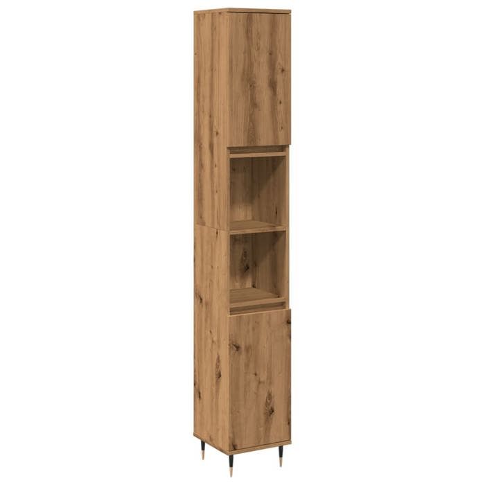 VidaXL Bathroom Cabinet Artisan Oak 30x30x190 Cm, Cabinet, Bathroom Storage Cabinet, Cabinet of 857197