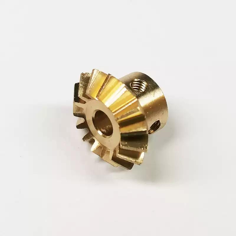 shaft hole 4MM precision 1:1 90 degree right angle transmission metal bevel gear 1M 15teeth brass bevel gear