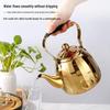 Large Capacity Stainless Steel Teapot with Handle and Tea Infuser - Ideal for Hotels and Restaurants