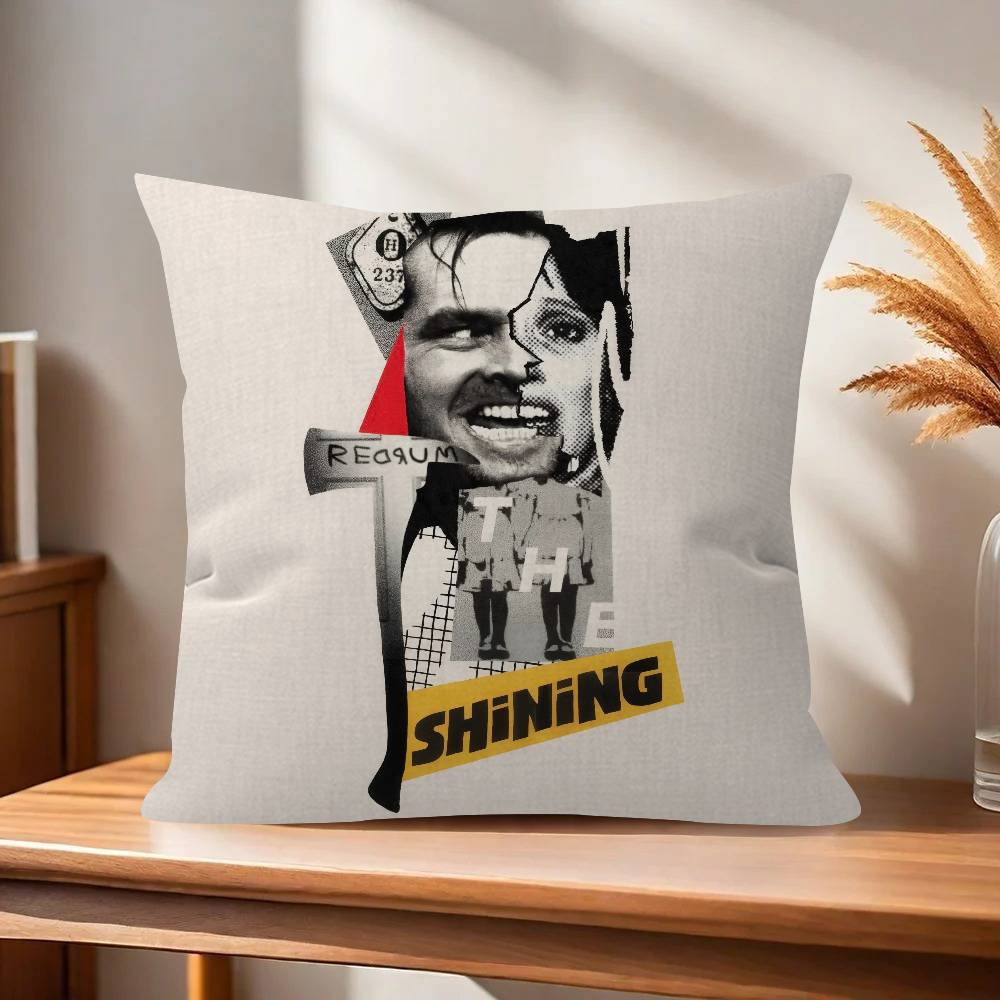 Pillow Cover for Bedroom Room and Living Room Sofa Decorative Cushion Cover Horror Movies The Shinings
