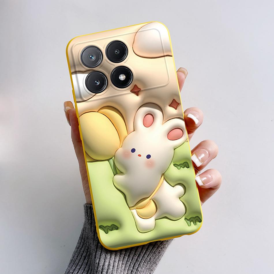 For Xiaomi Poco X6 Pro Case 2023 Fashion Astronaut Soft Silicone Back Cover For Xiaomi Poco M6 Pro 5G Funda PocoX6 X6 Pro Bumper