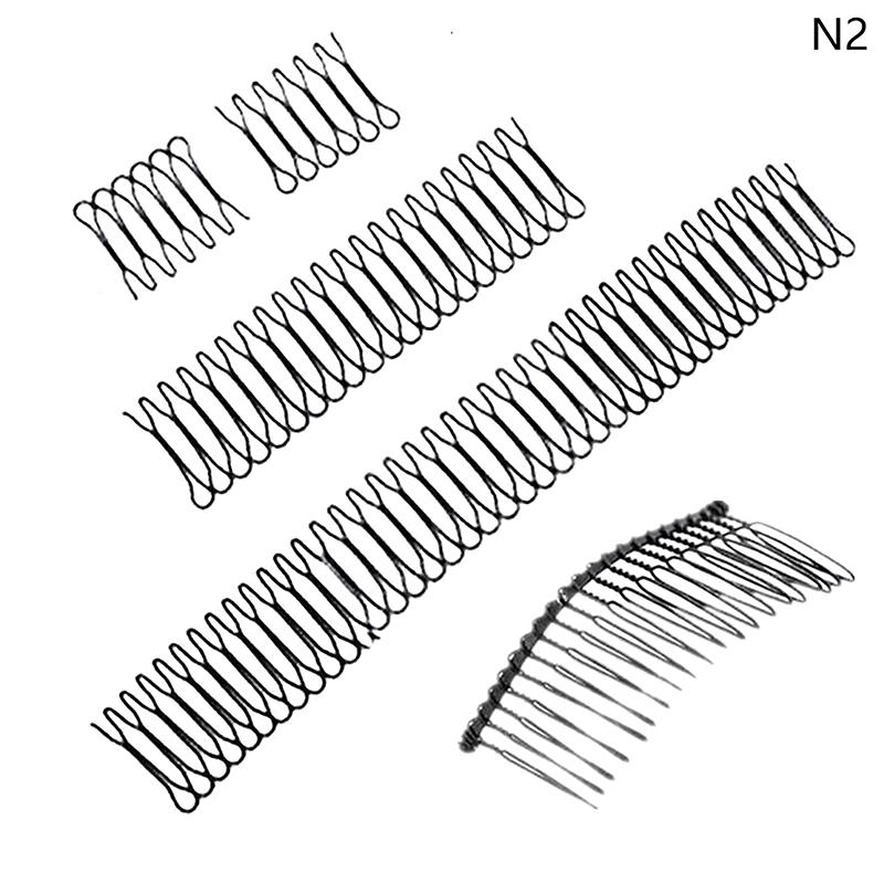 Usynlig Brukket Hår Hårnål Voksen Tiara Verktøy Rull Kurve Nål Pannelugg Fiksert Innsett Kam Profesjonelle Stylingtilbehør Kvinner