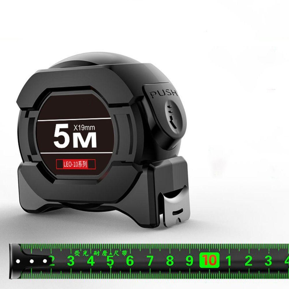Self-locking Wear-resistant Fall Resistant Fluorescent Steel Tape Tape Measure Measuring Tape