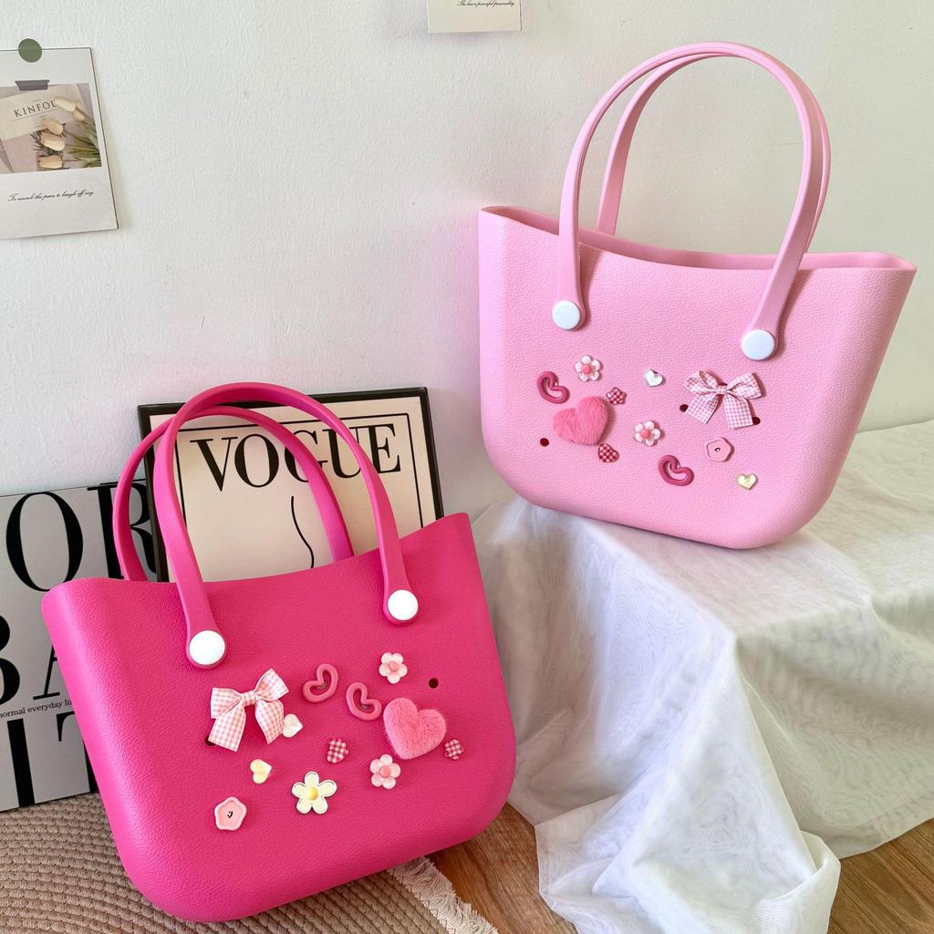 EVA Beach Handbag: Large Capacity DIY Travel Tote