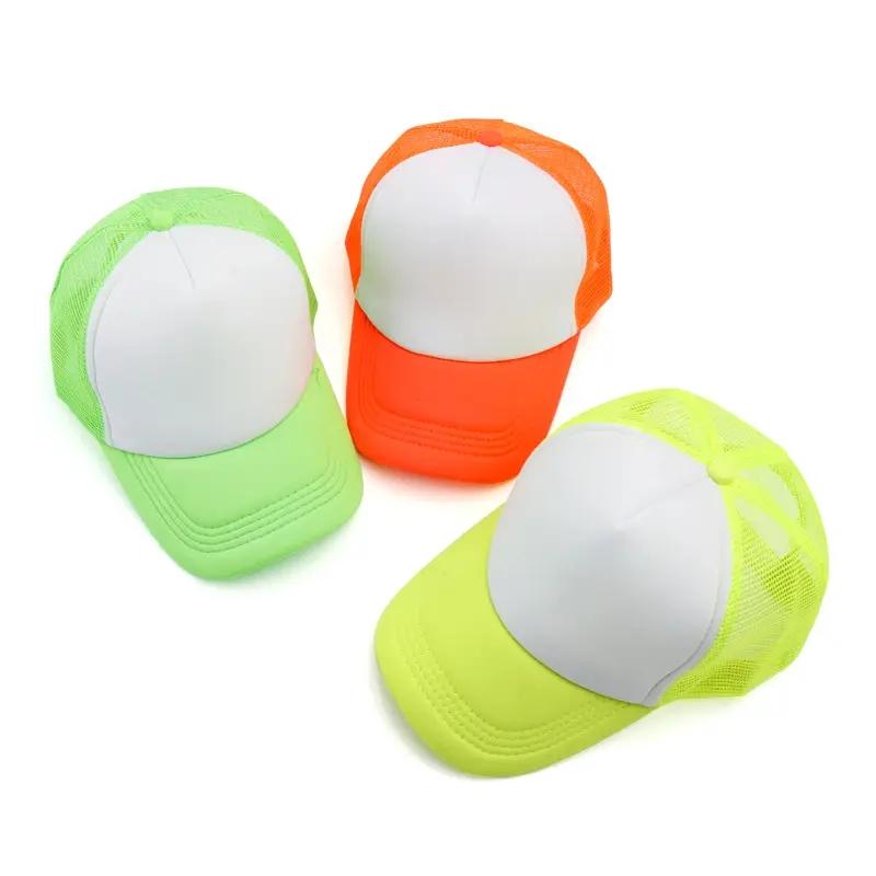 Professional Custom Printing Embroidery Logo 5 Panel Trucker Cap Mesh Premium Foam Trucker Hat