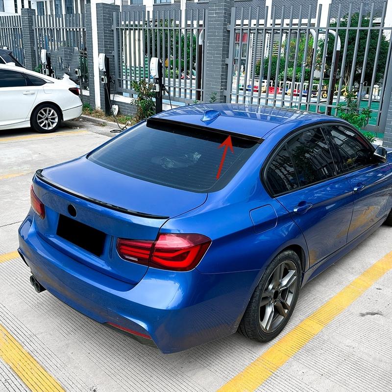 Glossy Black Car Roof Spoiler Rear Window Upper Wing Tail Lip For BMW 3 Series F30 2013 2014 2015-2019