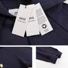 AMI 2025 Autumn and Winter New Letter Embroidery High-quality Cotton Hooded Sweatshirt Sweatshirt Couple Pullover