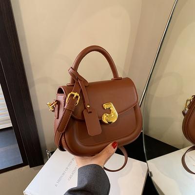 Style Ladies Commuter Crossbody Bag  New Fashion Versatile Small Square Bag Spring Trendy Soft Handle Handbag