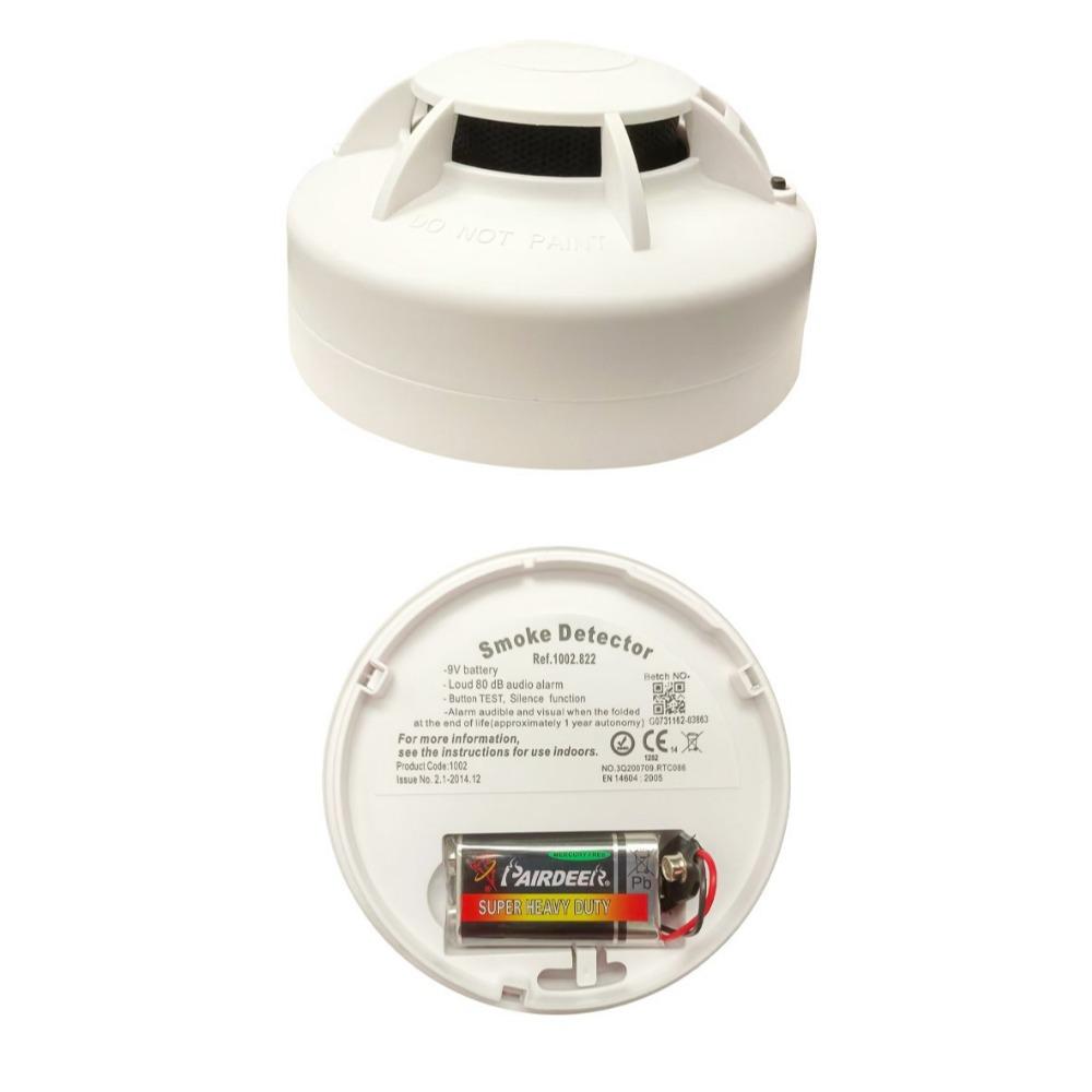 1 szt. Niezależny fotoelektryczny czujnik dymu Alarm dymu Bezprzewodowy komercyjny alarm dymu