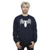 Marvel Mens Venom Spider Logo Emblem Sweatshirt