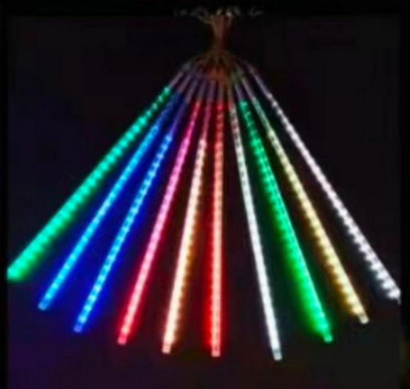 Waterproof Solar Meteor Shower String Lights for Outdoor Festival & Tree Decoration