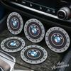 2pcs Silicone Car Water Cup Pad Holder Anti-slip Waterproof Mat For BMW 1 3 5 7 Series X1 X2 X3 X4 X5 X6 X7 E30 E34 G20 Sticker jbzh05