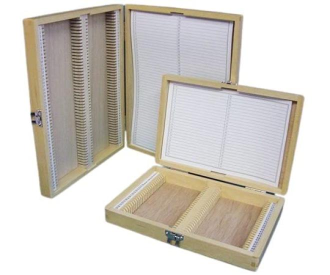 

Glass Manufacturing Wooden Preparation Specimen Box for 100 Pieces 41101