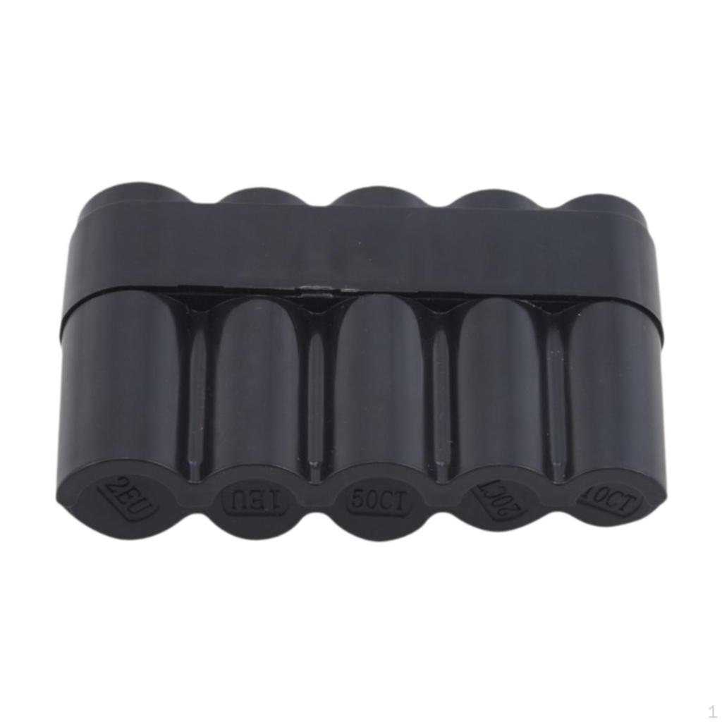 Box Collection Case 10pcs, 20pcs, 50pcs, 1 Euro, 2 Euro Office Storage Dispenser