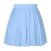 Falda de Color Sólido con Volantes para Mujer: Falda Acampanada Casual con Cintura Elástica para Ropa de Estar en Casa Ropa Deportiva