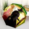 PrincessWitch Themed Automatic Opening and Closing Umbrella, Compact Travel Umbrella, Lightweight and Portable, Suitable for Beach Commuting