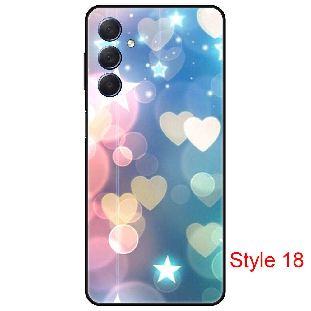 Pouzdro pro Samsung Galaxy M54 5G Black Silicon Cover na GalaxyM54 Soft 6,7inch SM-M546B nárazuvzdorné luxusní Plná ochrana