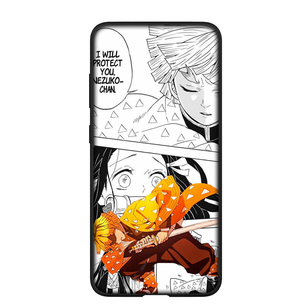 Phone Case for Samsung Galaxy S24 S23 iPhone 16 15 14 Xiaomi Redmi Note 13 12 11 8 Plus 9 Pro Max X XR OPPO Huawei Agatsuma Zenitsu Demon Slayer Cover
