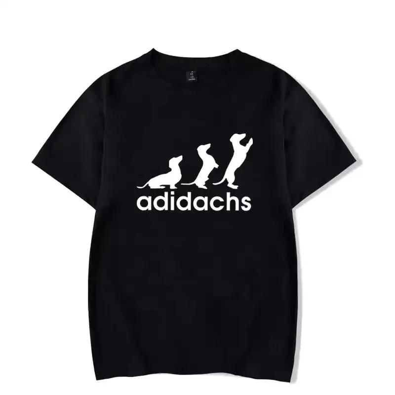 2024 Men's T-shirt Dachshund Dog Lover T Shirt Graphic Tee Shirts Oversized Men Harajuku Fashion Men's Brand Shirts T Shirts