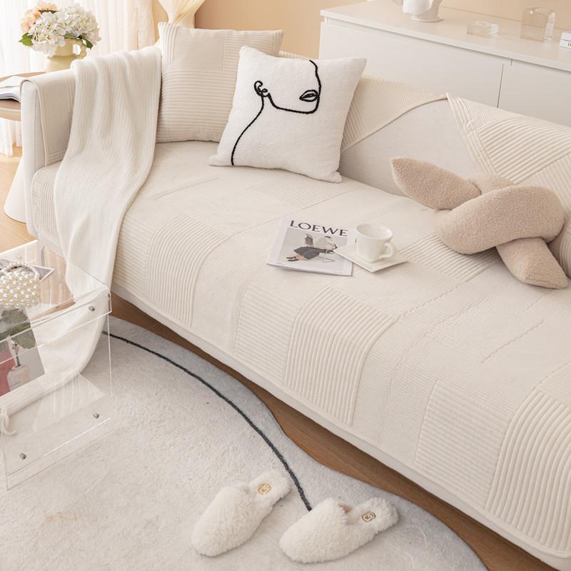 

New Sofa Cushion Four-Season Universal Modern Simple Non-Slip Sofa Cover Cover Cloth Backrest Towel Seat Cushion 70*70cm