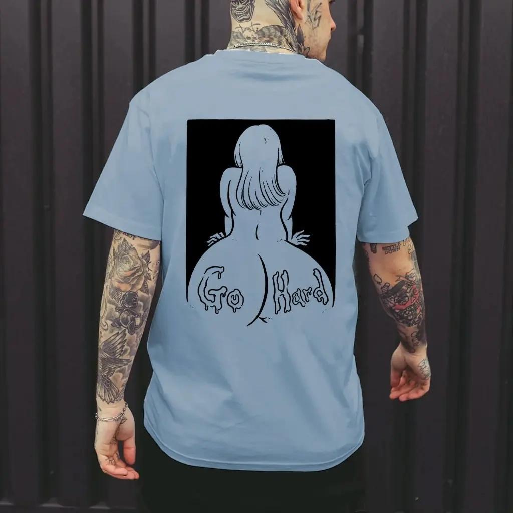 

2024 Личность Мужские Летние Дышащие Новые Странные Узоры Принт Быстросохнущий Материал Графический Хипстерские Повседневные Топы XXXXXL чёрный