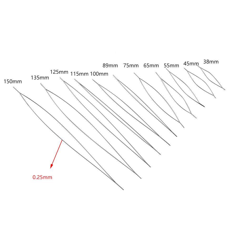 

Набор игл для бисероплетения в пакете: Включает полые, открытые, раздвоенные и иглы с большим ушком