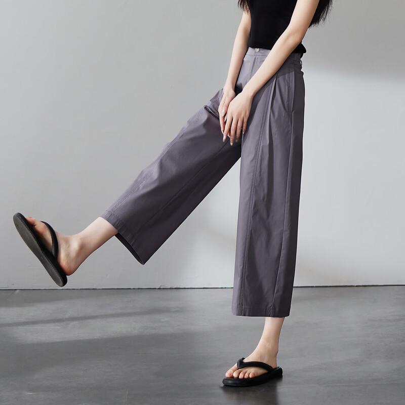 SOFSIL Women s Loose Wide-Leg Cropped Pants 27
