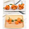 Artificial Tangerine Realistic Foams Fruit Tangerine Simulation Tangerine Photography Props for Parties Decorations