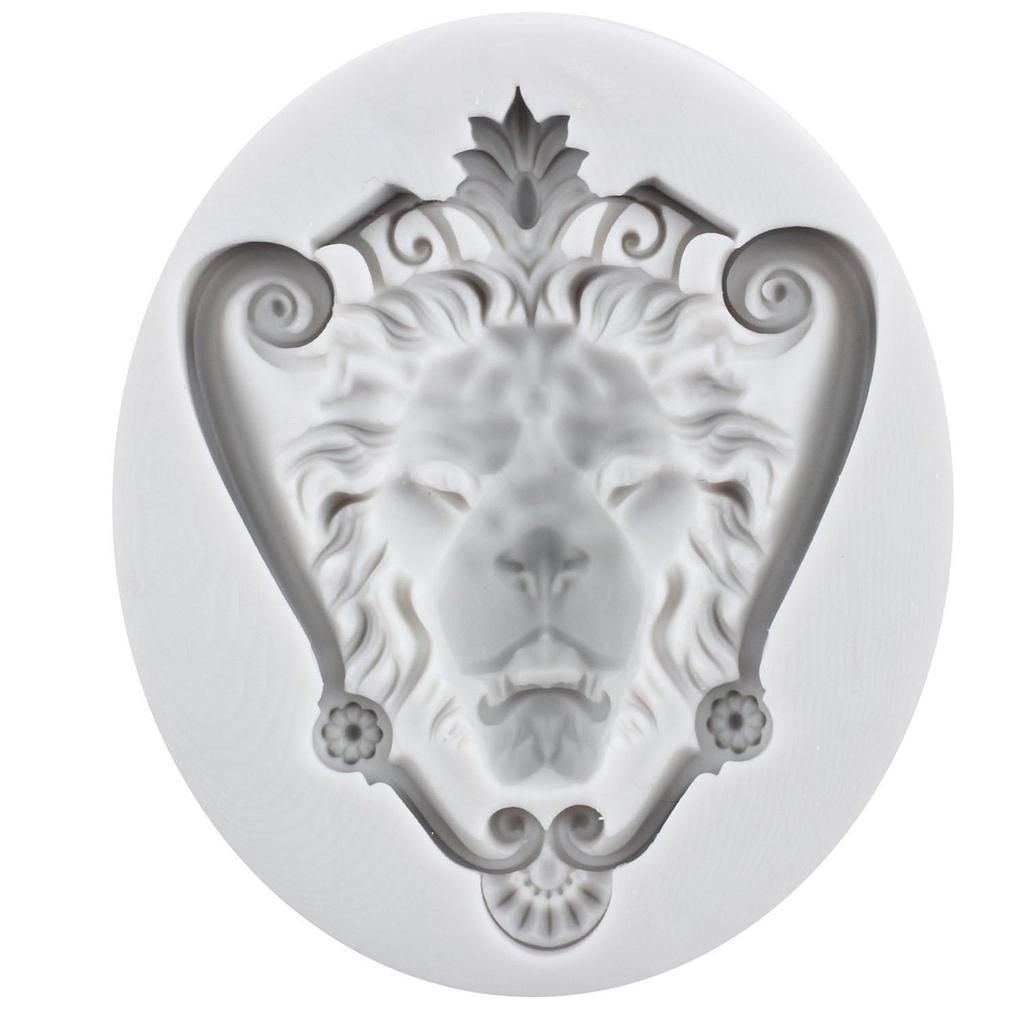 Lion Silicone Mold Lion Head Fondant Molds Cake Decorating Tools Theme Cake Dessert Decorated Chocolate Candy Mold
