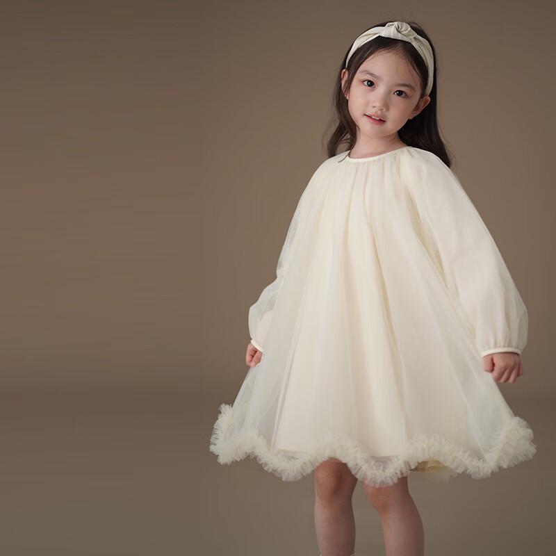 Hacikis Girls Long Sleeve Fairy Princess Dress 130