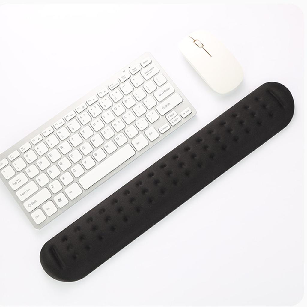 Keyboard Wrist Rest Massage Hole Breathable Fatigue Relief Slow Rebound Keyboard Wrist Pad with