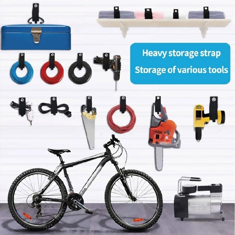 10 Pcs Hook Loop Storage Strap Heavy Duty Extension Cord Holder Organizer