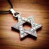 Hexagram Star Pendant Necklace For Women Men Retro Rune Hip Hop Punk Style Stainless Steel Chain Simple Neck Jewelry Male Gifts