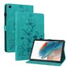 For Samsung Galaxy Tab A8 10.5 (2021) (SM-X200;SM-X205).PU Leather Exquisite Floral Embossed Design Tablet Case