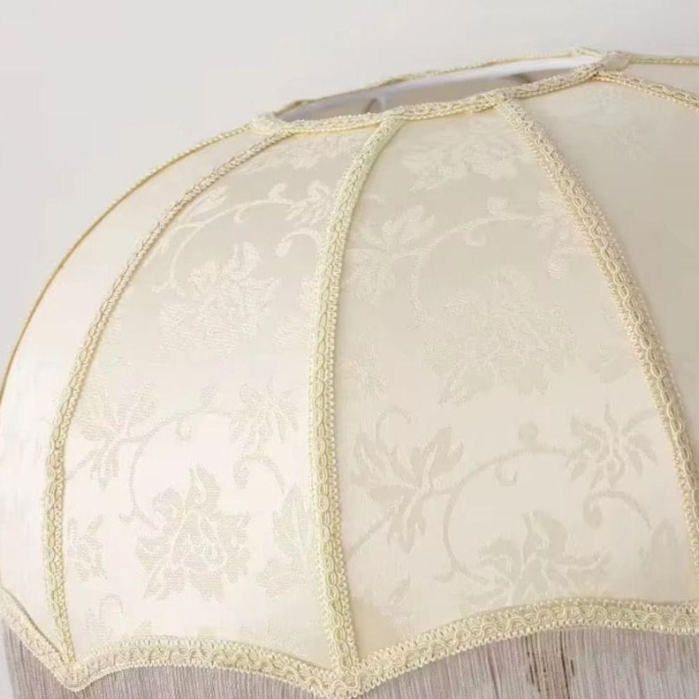 Vintage Style Fabric Lampshade European-style 20CM 25CM 30CM Retro Lampshade Floor Lamp