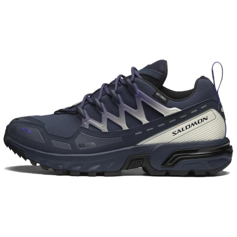 SALOMON ACS + CSWP Cushioning Breathable Coverage Support Low Top Running Shoes Unisex Dark Blue Sneakers 475955