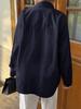 European Casual Commute Women's Solid Color Outerwear Shirt - Spring/Summer 2026 Fashion