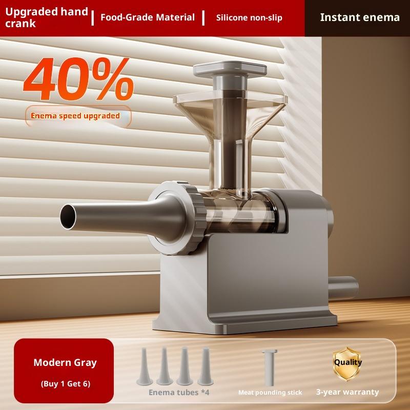 Manual Sausage Stuffer Machine Meat Grinder Filling Maker With Tubing Units For Homemade Production