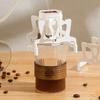 Portable Coffee Filter Holder Foldable Outdoor Tea Filters Dripper Baskets Coffee Ear Drip Filter Paper Bag Shelf Coffeeware