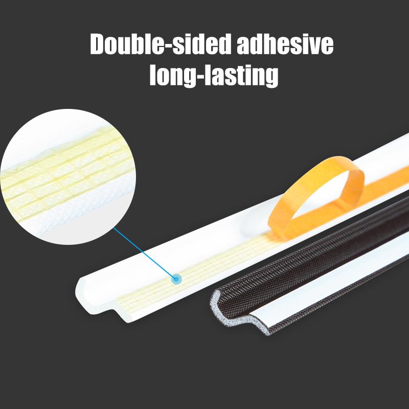 

Самоклеящаяся уплотнительная лента для окон Звукоизоляционная пена Утепление окон Звукоизоляционная пена Уплотнитель для окон от сквозняка для окна 2M чёрный